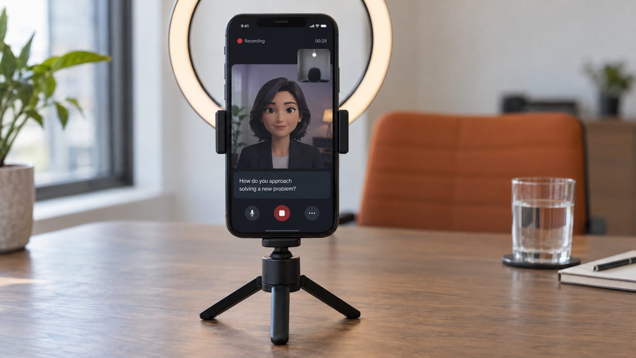Australian SME AI program: An AI avatar that interviews participants and cuts each recording into one video